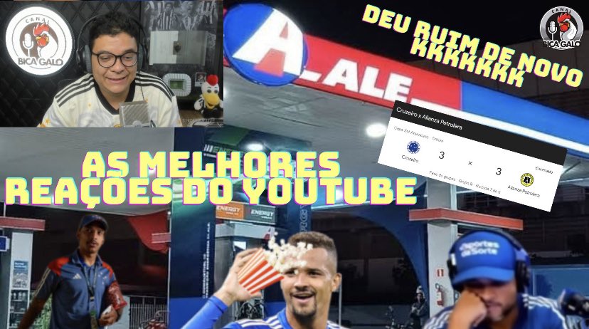 🤣🤣 REACT HILÁRIO: VOCÊ PRECISA VER ESSE VÍDEO! 😭 O DESESPERO DOS YOUTUBERS CRUZEIRENSES NO MINEIRÃO 😭 @Geves_Galo REAGIU HAHAHAHA 👇👇👇 youtu.be/92gIOWS3oa4