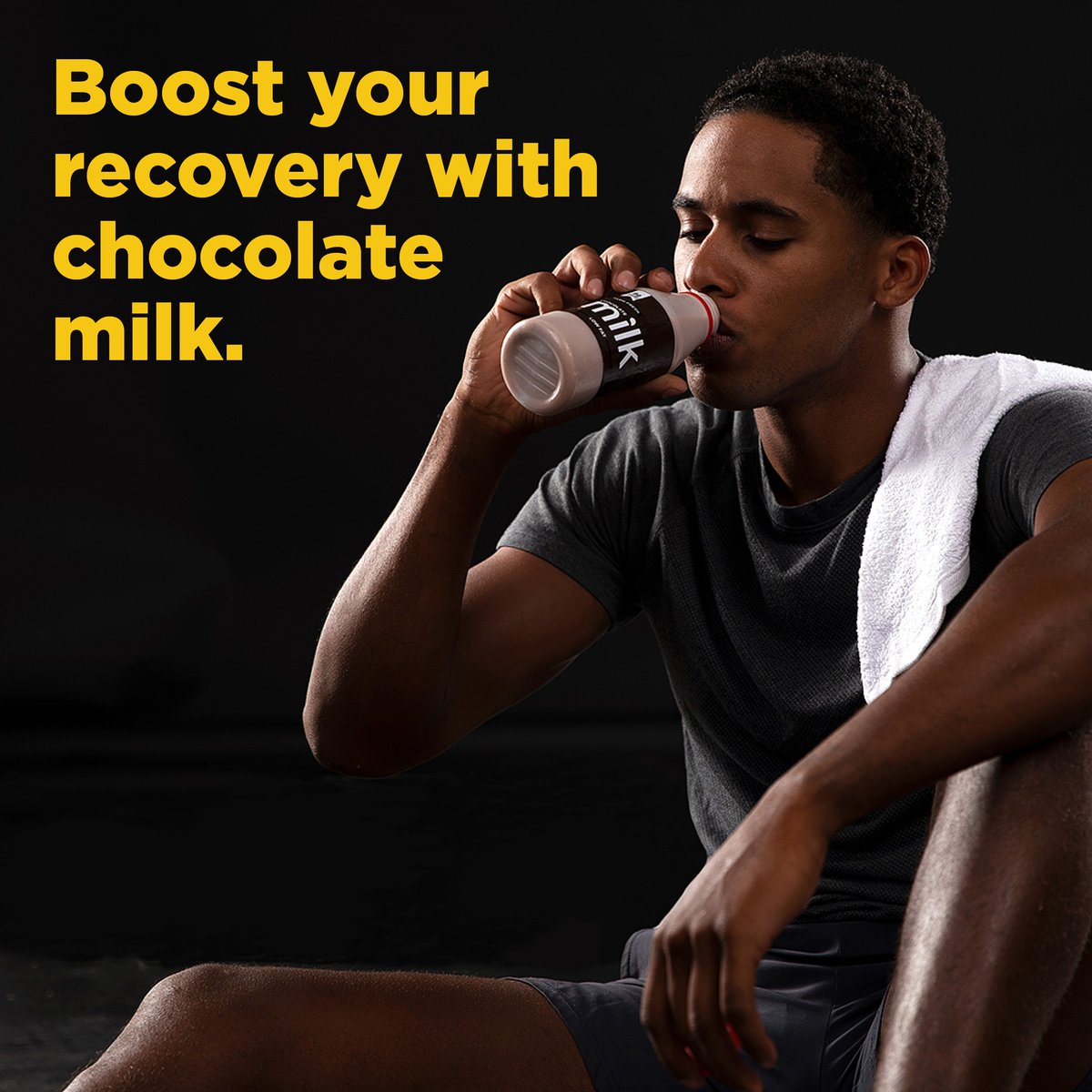 Go hard, recover smart. After a workout, drink chocolate milk for 8 grams of high-quality protein in every 8 ounces. bit.ly/recoverwithcho…