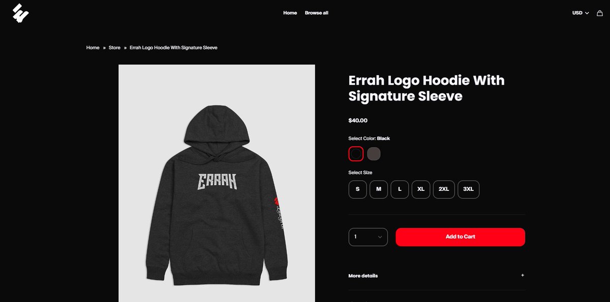 New Hoodie out now errah-shop.fourthwall.com/products/errah…