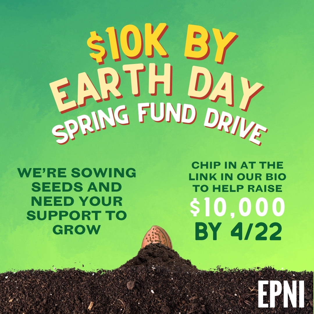 We’re sowing new seeds in many ways every week and now we're asking you to help them take root! Support this work by chipping into our spring fund drive 🌱 actionnetwork.org/fundraising/ep…