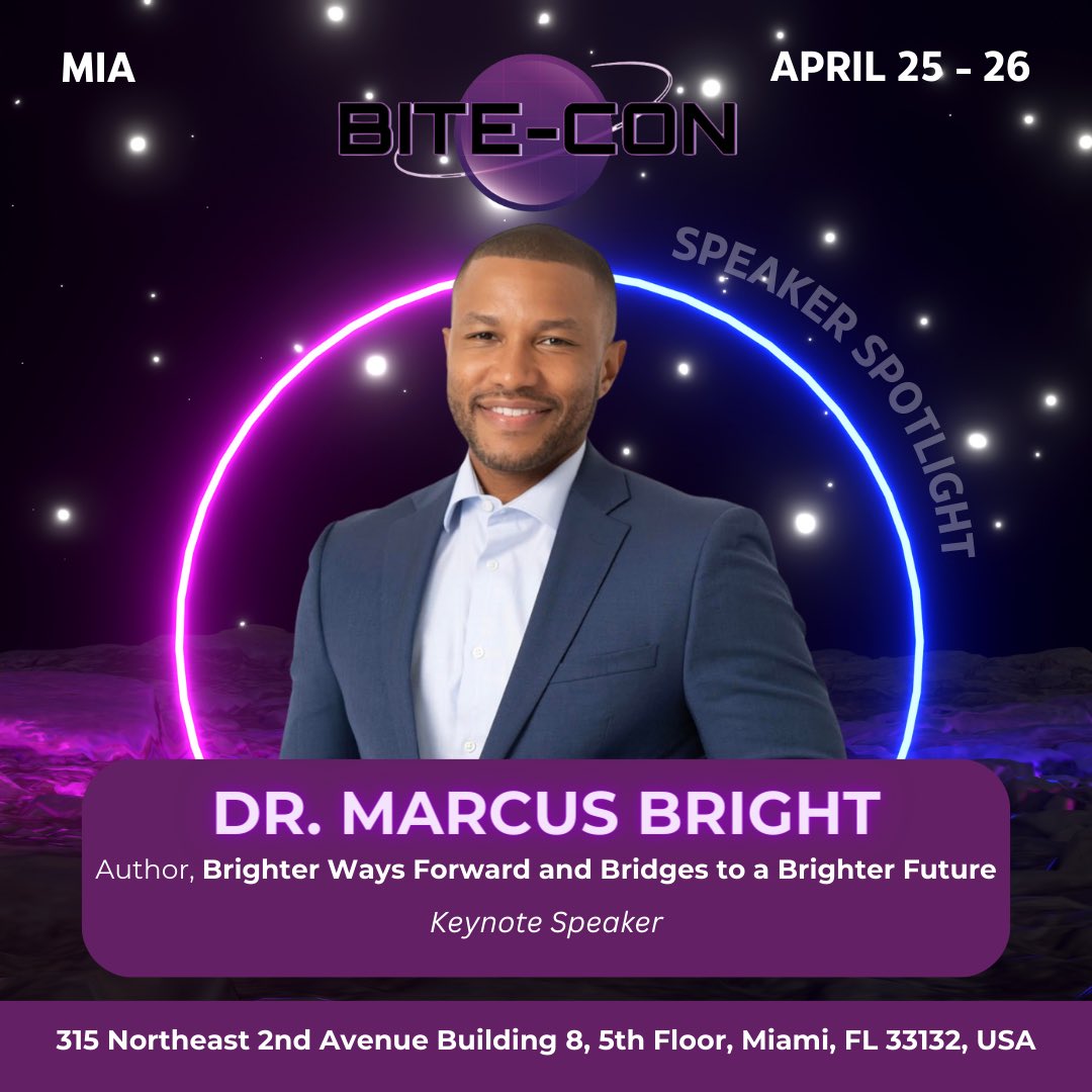 Salute to the great team of people who are hosting BITE-CON. A two day tech conference where people can new opportunities in the tech and web3 spaces. I’ll be giving a keynote on Thursday, April 25th at 9:30 a.m. #BiteCon2024 #TechLeadership #FutureTech #MiamiEvents