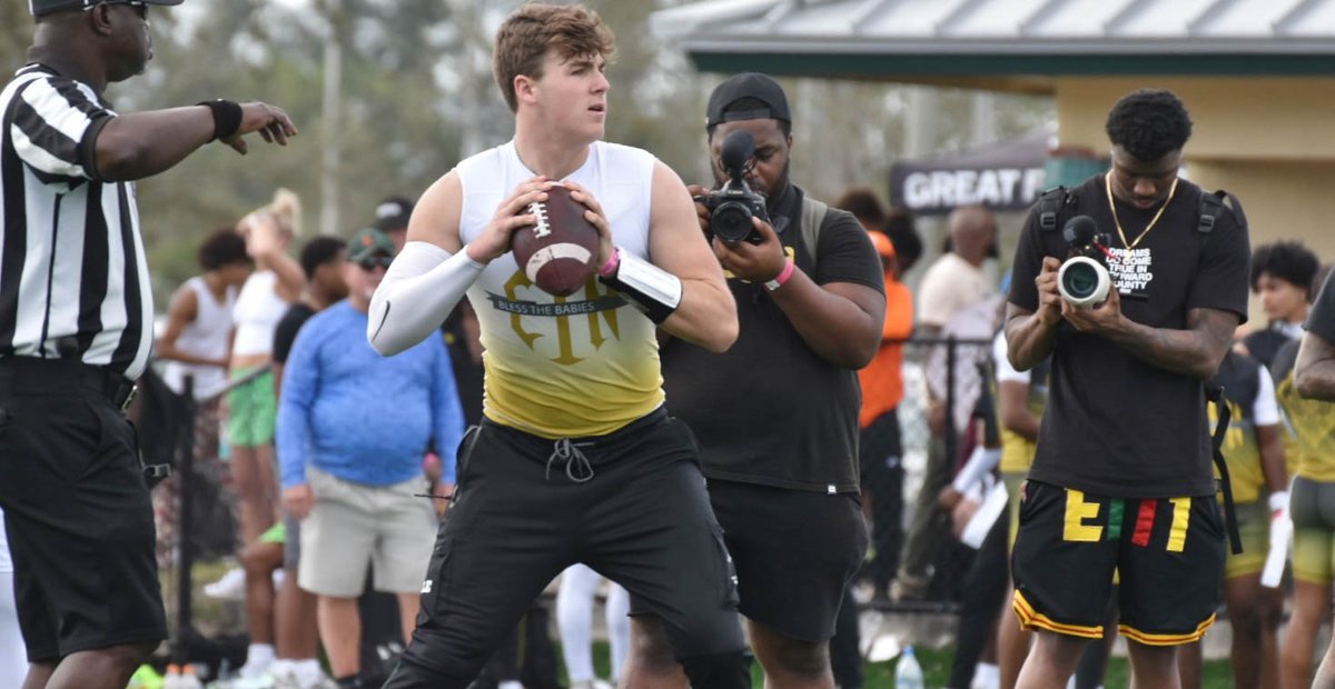 VIP: Miami QB commit Luke Nickel will be back down in Coral Gables for the first time since late January. He's solid with the Hurricanes and plans to put on that recruiting cap this weekend with some top targets in town. The latest: 247sports.com/college/miami/…