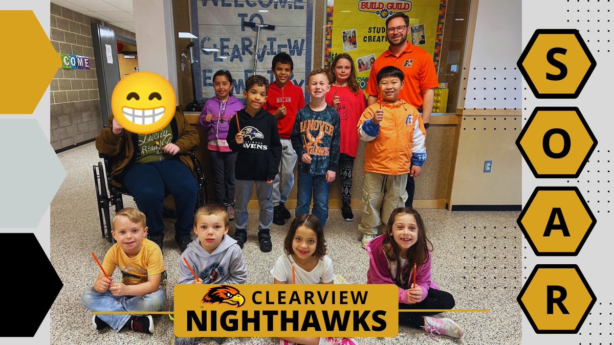 clearprincipal's tweet photo. Clearview's SOARing Students of the Week!
#HPSDawesome #bigsmiles #greatbehavior https://t.co/IU9xLfOwsW