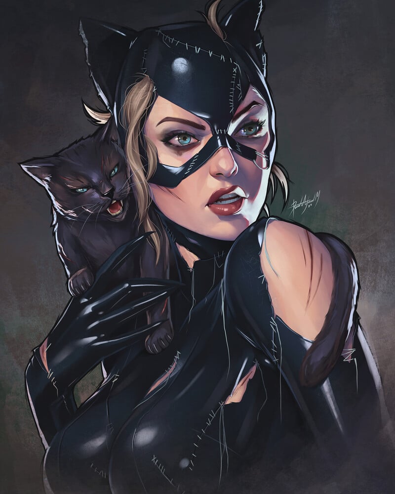#MichellePfeiffer #Catwoman by David Alejandro Mejia