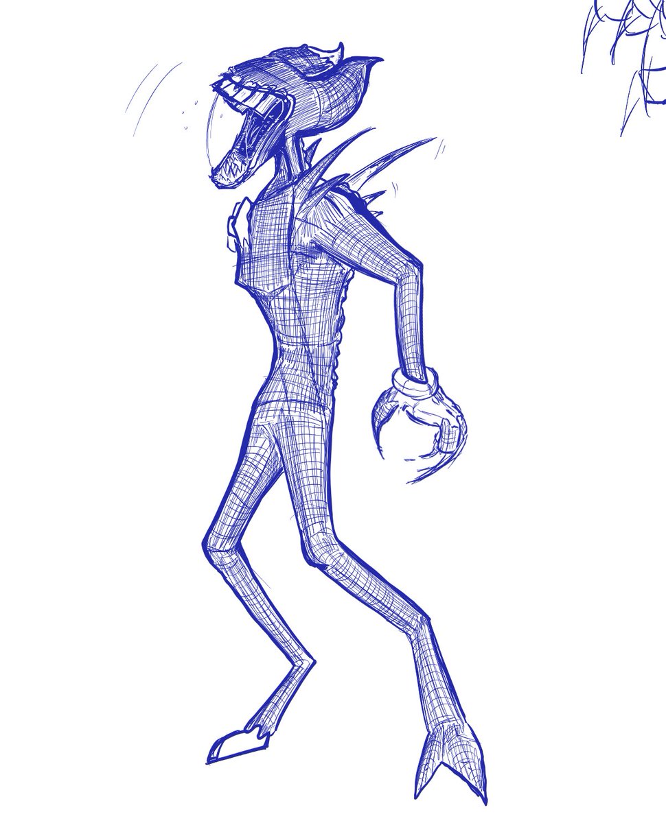 Sketch of the demon so far

#BENDY