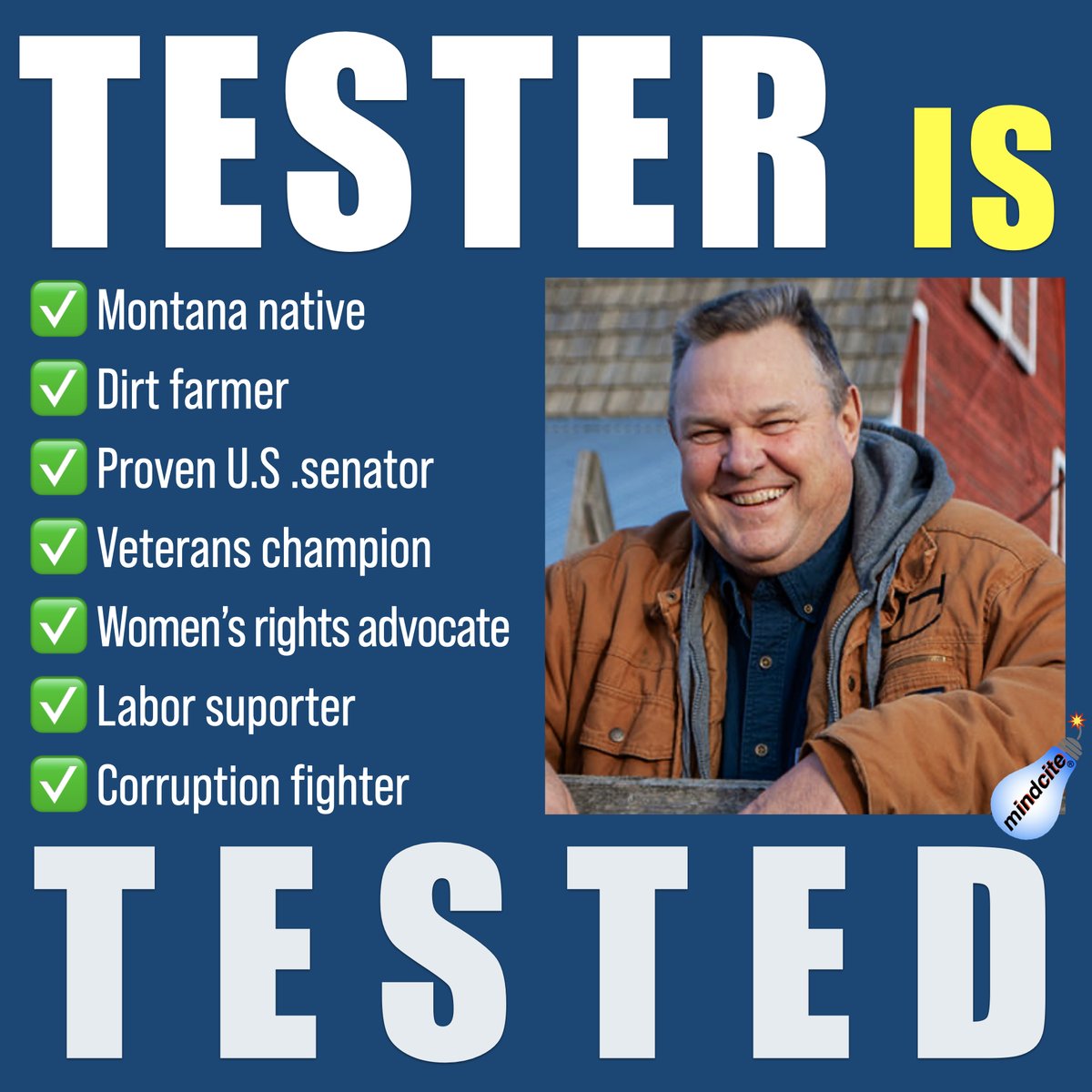 Montana doesn't need a carpetbagging Trump toady with a sketchy past who thinks government should make choices for women. Montanans need a proven senator who puts them and democracy first. Re-elect Jon Tester. #Allied4Dems #DemVoice1 #DemsUnited #Proudblue #wtpBLUE