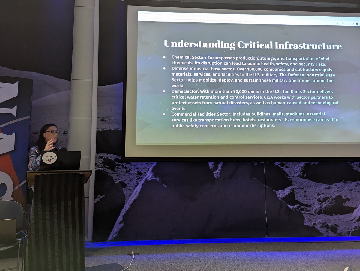"Dissecting Critical Infrastructure Attacks – Cybersecurity Lessons from Real World Breaches" from Soledad Antelada, Security Technical Program Manager at Google 
#HackSpaceCon