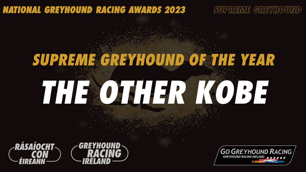 Our Supreme Greyhound of the Year is The Other Kobe!

Congratulations 👏 

#GreyhoundAwards #ThisRunsDeep #GoGreyhoundRacing