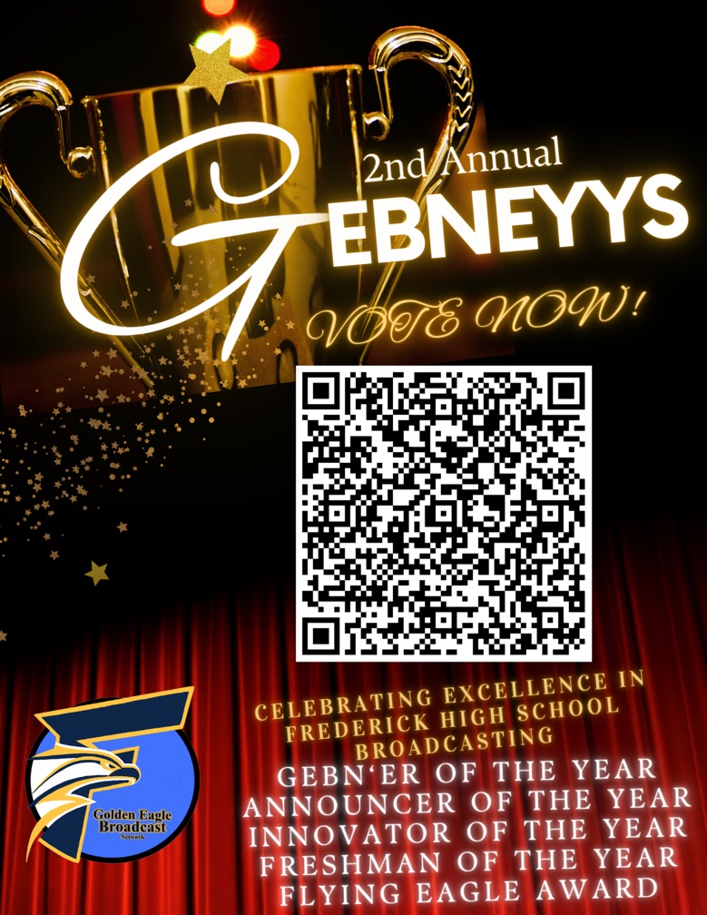 It's that time of year again! It's time to celebrate our amazing @Frederick_HS broadcasters with the second annual GEBNEYY's! Cast your vote for the most exceptional FHS broadcasters and celebrate our students! #StVrainStorm

VOTE NOW: docs.google.com/forms/d/e/1FAI…
