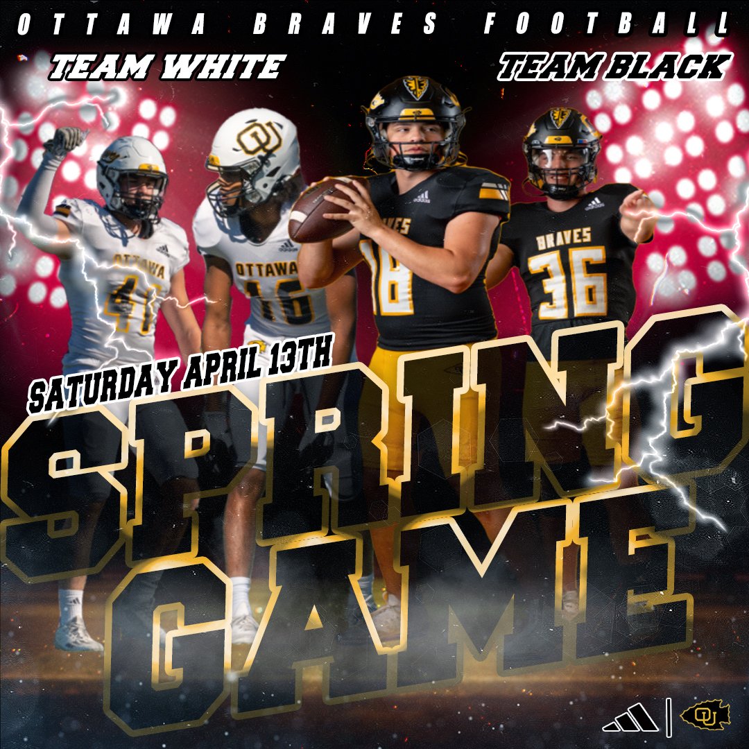 Attention Braves Nation‼️ Spring Game rosters are set❗️ Team White vs. Team Black❗️ Join us Saturday at 4:30 PM on Advent Health Field Who will take the Spring Game crown⁉️