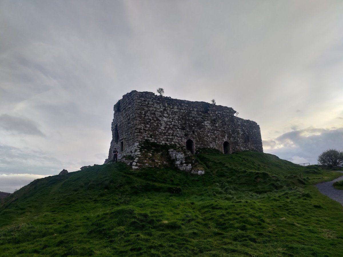 ireland has so many castles. this was a good one. even haunted by some teenagers who were taking turns climbing it lol