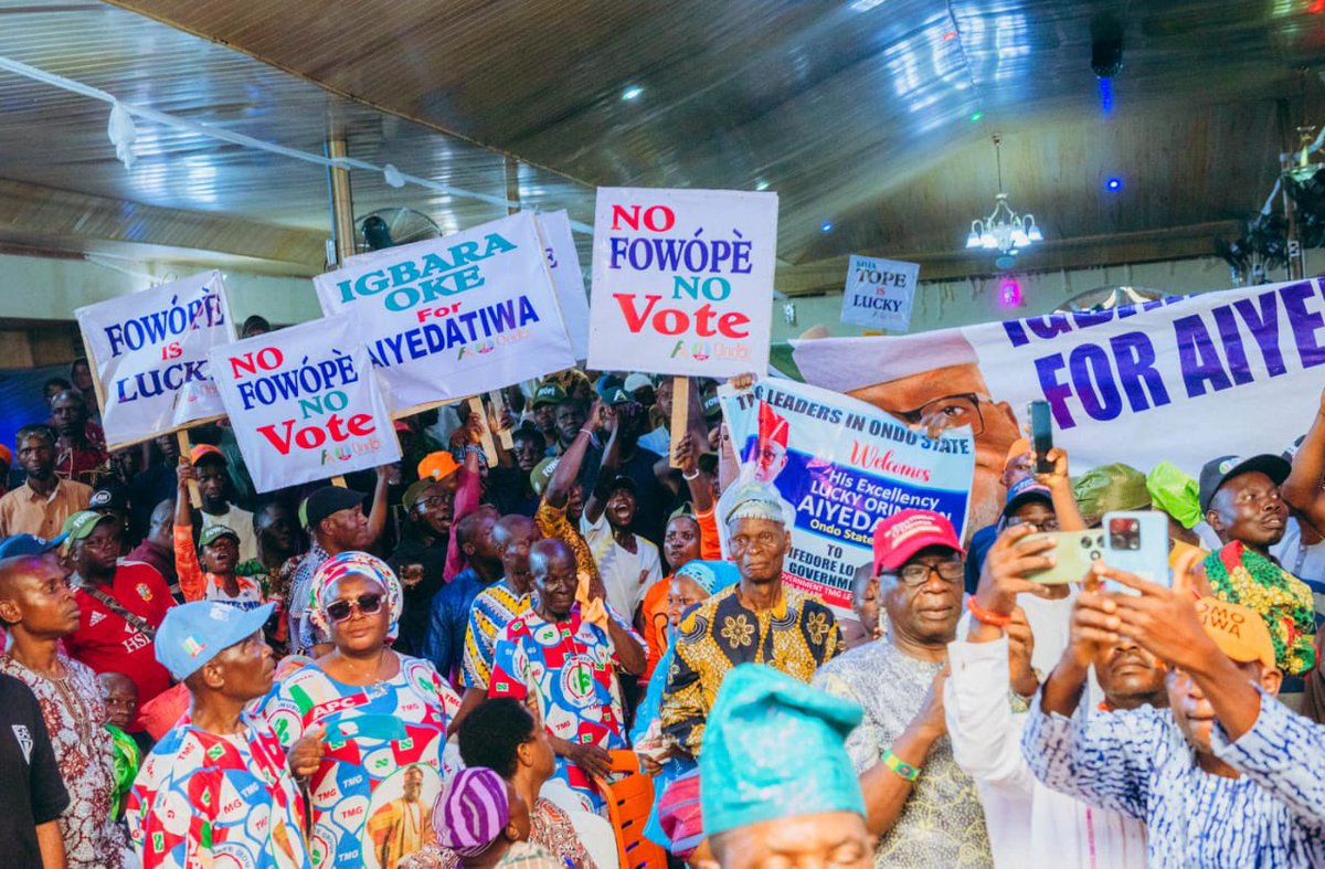 Thank you, Ifedore ✌️✌️🙏
On to the next 

#OndoIsLucky
#LuckyForOndo
#Odatiwa
#Odirorun
#Ondo2024
#LuckyOrimisanAiyedatiwa