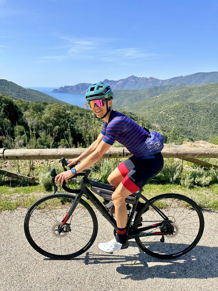 Day 3 of Crossing Corsica by bike. 63 miles, 5300 feet of vert, and ridiculous beauty. Tomorrow we go into the mountains. 😳