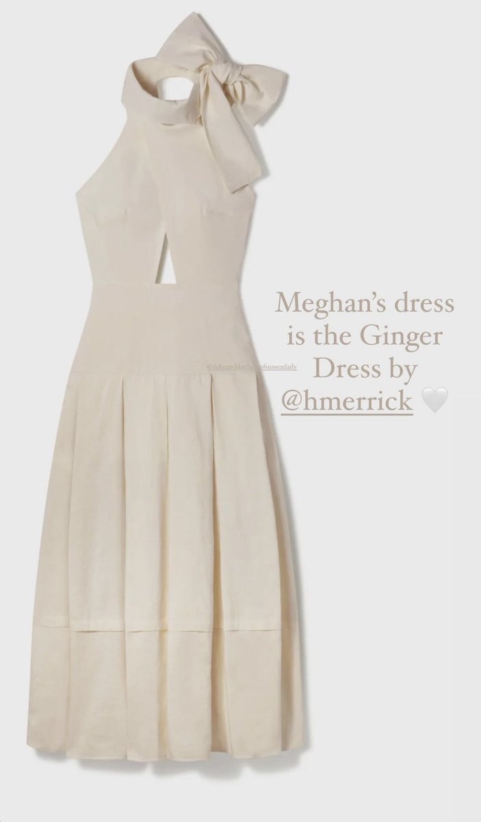 Meghan wearing a dress called The GINGER . PLEASE!!