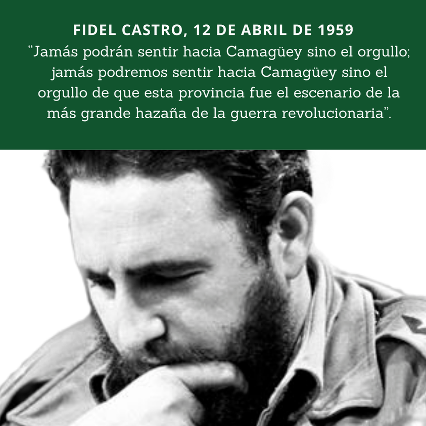Discurso de #FidelCastro en la concentración campesina de Camagüey, 12 de abril de 1959 bit.ly/2HrRPrw
#SomosContinuidad #SomosCuba #FidelViveEntreNosotros #UnidosXCuba