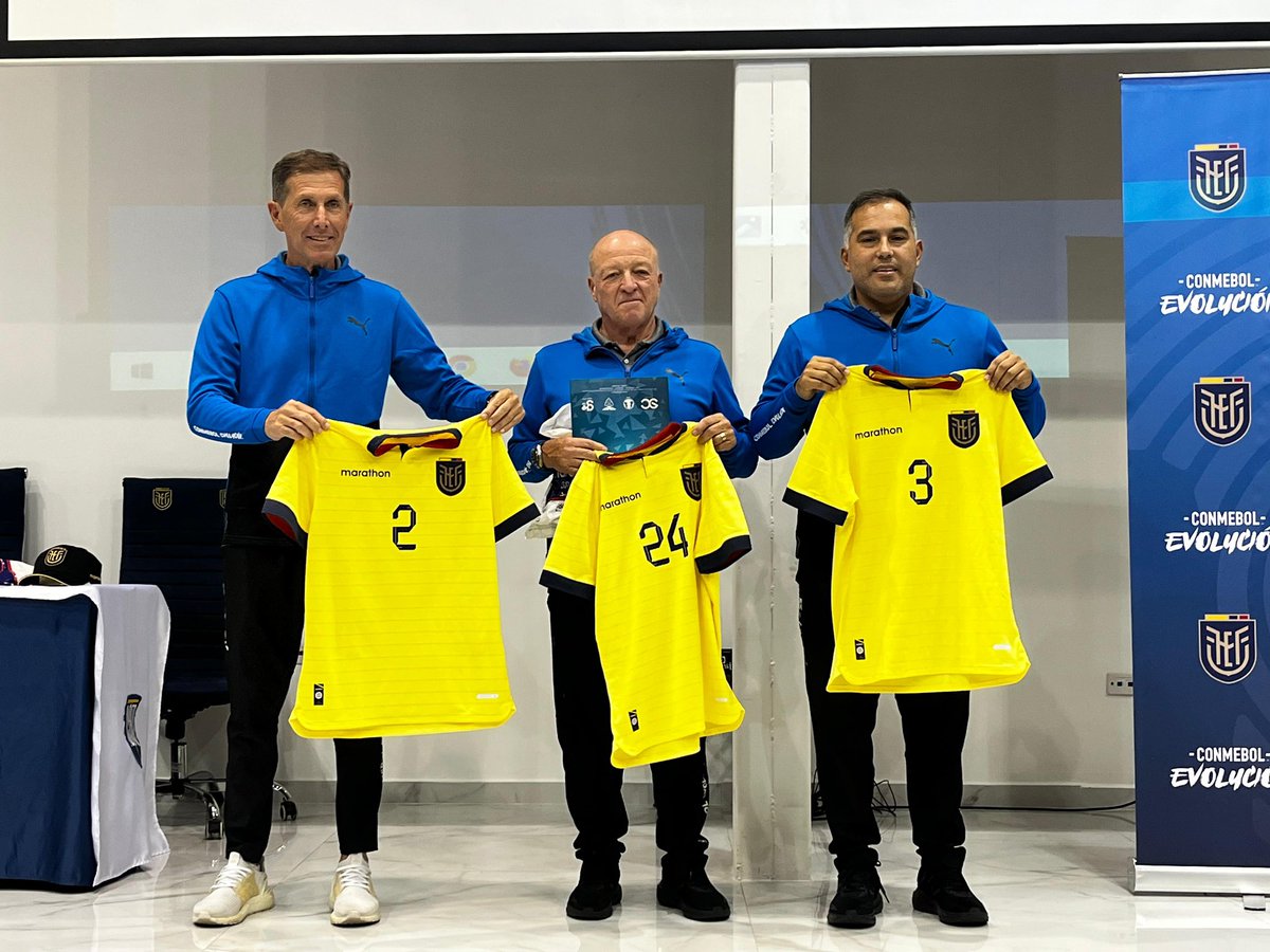 🔚 Culminó el seminario sobre Preparación Física organizada por la Federación Ecuatoriana de Fútbol en conjunto con la @CONMEBOL.