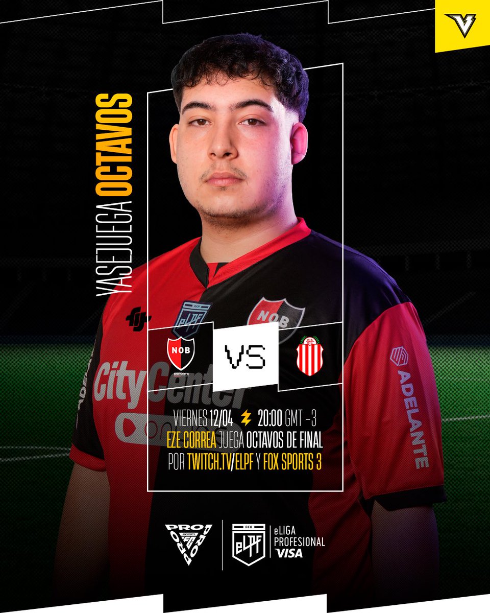 ¡EN BUSCA DE LOS CUARTOS! ⚽️ @Ezecorrea1802 (@NewellsEsports) jugará los octavos de final de la #eLPF ⚡️ 🆚 Barracas Central 🕰️ 20.00hs 📺 Twitch.tv/elpf