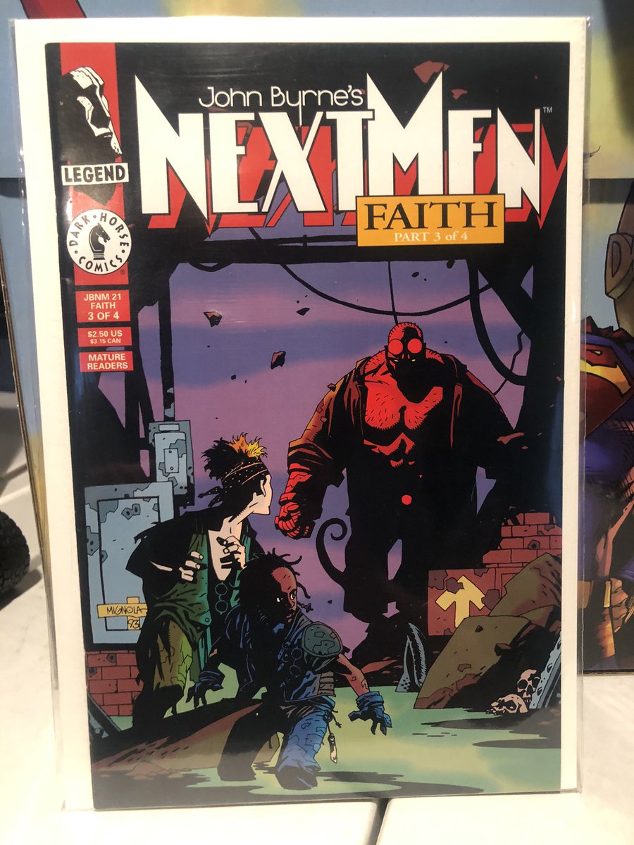 Look what I dug out for #TopShelfFriday. First Appearance of Hellboy. I have no idea when I got this. Long before the movie. Such a cool character and one of those obscure 1st Appearances. What ya got? #comics #Hellboy