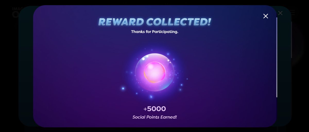 Another 5000 $BUBBLE social point for y'all to claim🔥.

Rush to @Imaginary_Ones dashboard and complete task to claim yours.

Keep farming $MOJO, $PARAM, $BEYOND, $COOKIE and $PIXIZ 🚀