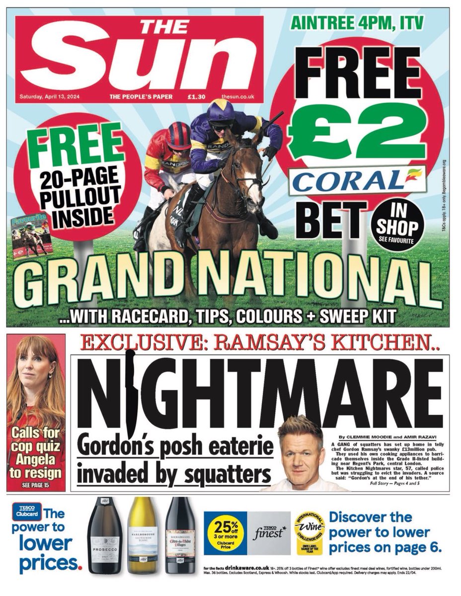 Introducing #TomorrowsPapersToday from:

#TheSun 

Nightmare 

Check out tscnewschannel.com/the-press-room… for a full range of newspapers.

#journorequest #newspaper #buyapaper #news #buyanewspaper