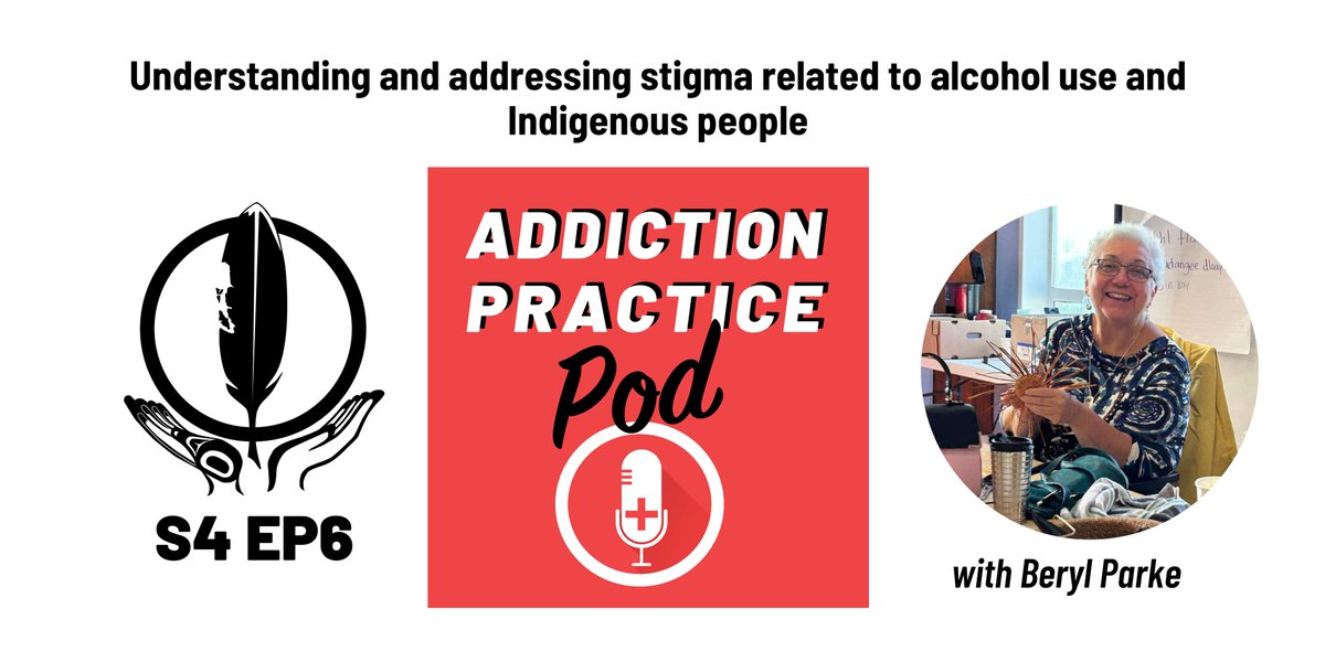 [NEW] Check out the latest episode of the Addiction Practice Pod! “Understanding and addressing stigma related to alcohol use and Indigenous people” Streaming on Spotify, Apple, or wherever you listen to podcasts.