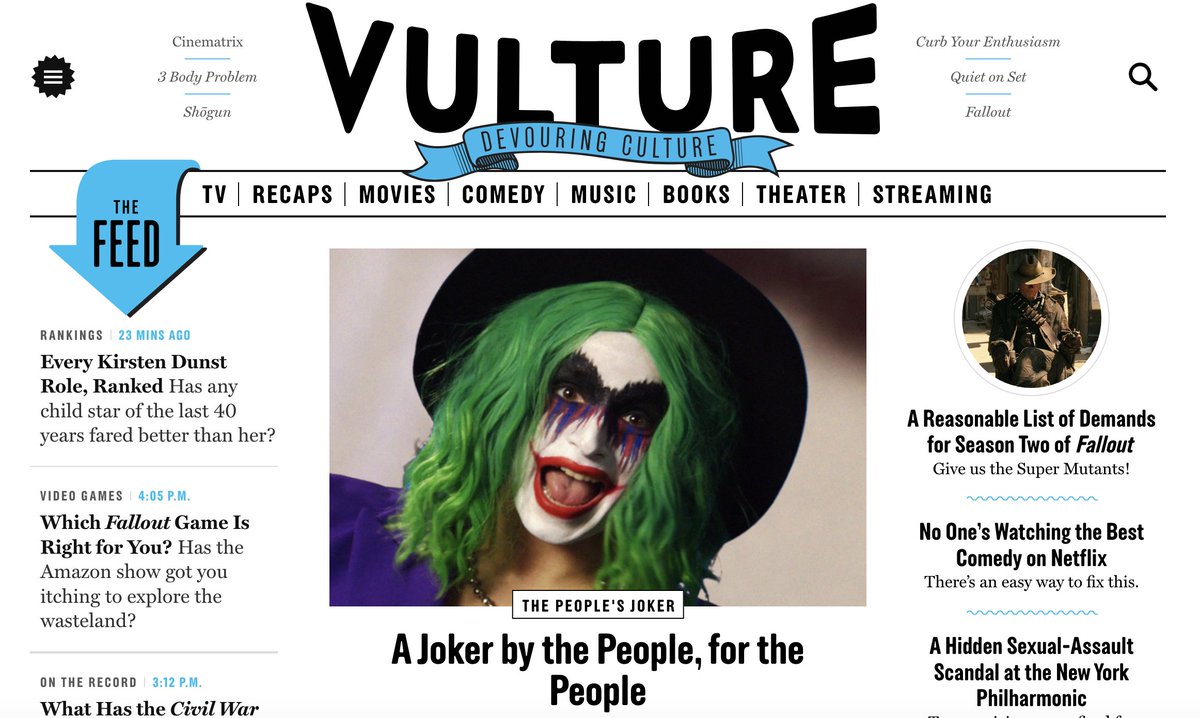 FRONT PAGE, BABY! 🤡🤡🤡