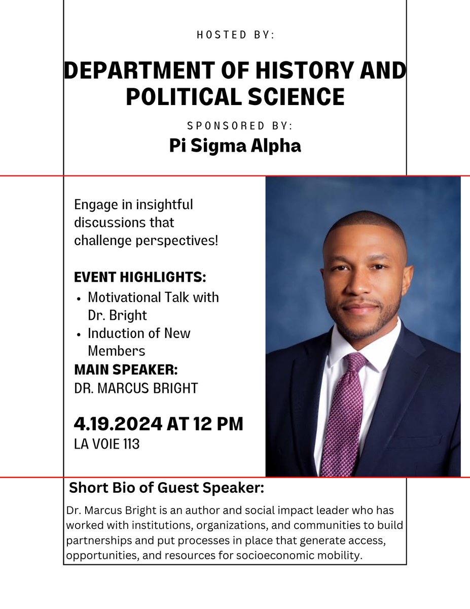 Looking forward to joining the Barry University Department of History and Political Science on April 19th.