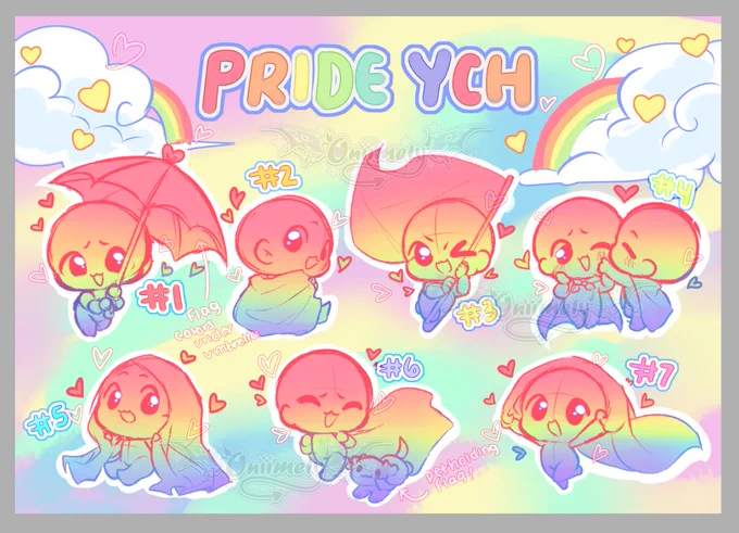 ((wip)) YCH I'll be offering next month 'w'!!
 FOR DA GAYS <333!! 🏳️‍🌈🌈🏳️‍🌈🌈🏳️‍🌈 