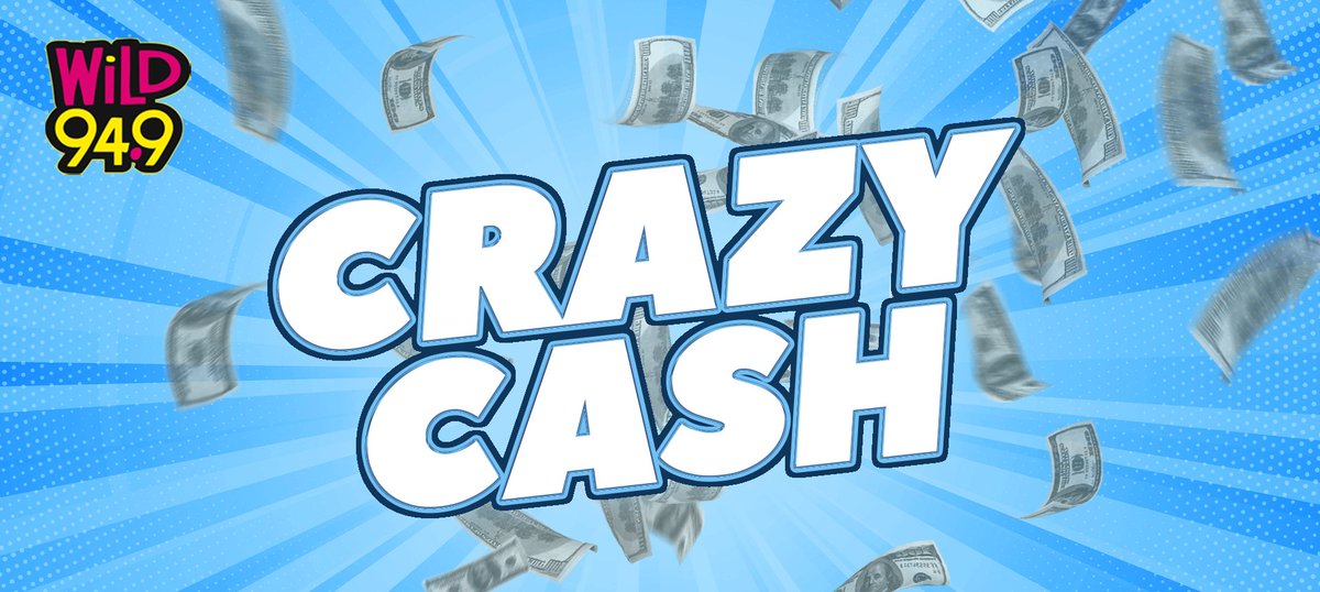 Wild949's tweet photo. Another chance to win $1,000 #CrazyCash is coming up next! Listen to #WiLD949 on the @iheartradio app, every hour from 6:10a-6:10p!
Enter the keyword here: https://t.co/TQWaTssUva https://t.co/vxEv8lCixg