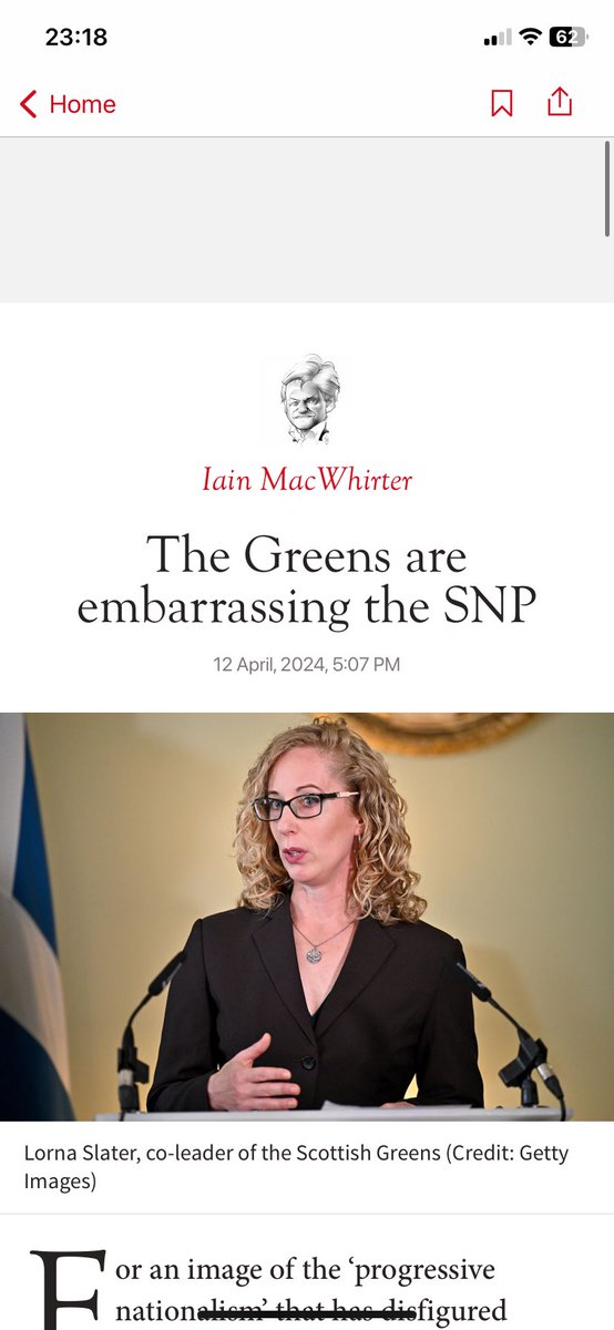 SNP members increasingly regard the Greens as an electoral liability. The green tail has been allowed to wag the SNP dog too often over issues like gender reform, the disastrous deposit return scheme, banning inshore fishing & more recently wood-burning stoves in rural new builds