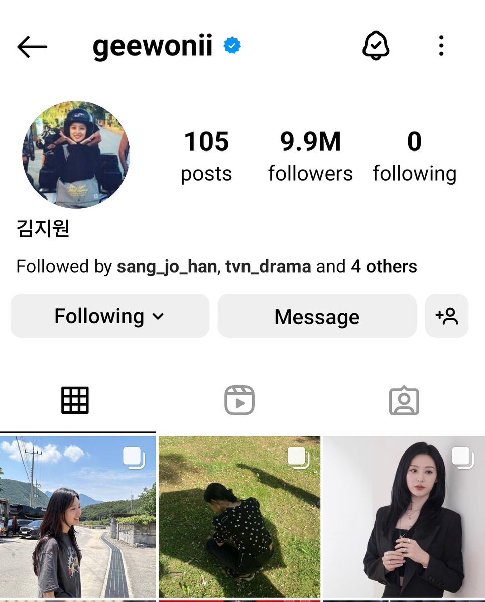 #Kimjiwon's  IG from the start of #Queenoftears ep 1 is 8.2m and now for Episode 11 is already 9.9m. Yey ♡ P.S To those almost 1.7 million new followers, prepare yourself as she barely posts on IG. Hahaha Still, we love you Queen! #QueenOfTears