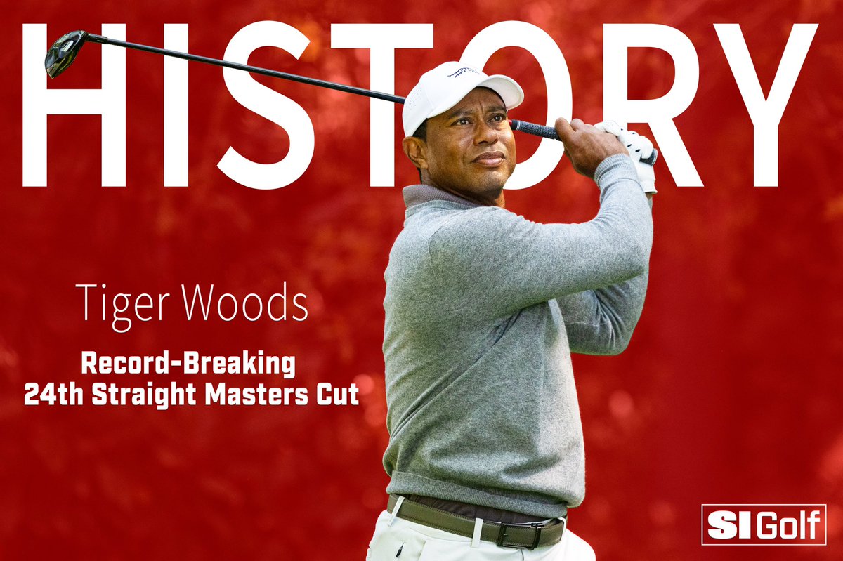 Tiger Woods Surpasses Legends with Record-Breaking 24th Straight Masters Cut
