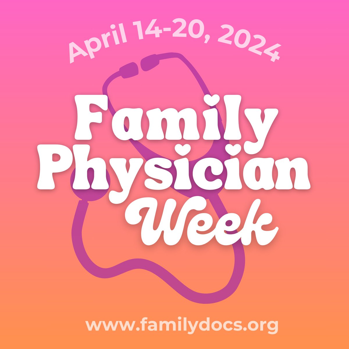 Did you know April 14-20, 2024 is Family Physician Week? Celebrate with us by tagging us on social media using #familyphysicianweek.

We'll be highlighting CAFP members all week on our social media channels!

#FamilyDocs #FamilyMedicine #FamilyPhysicians #PrimaryCare #FMDocs