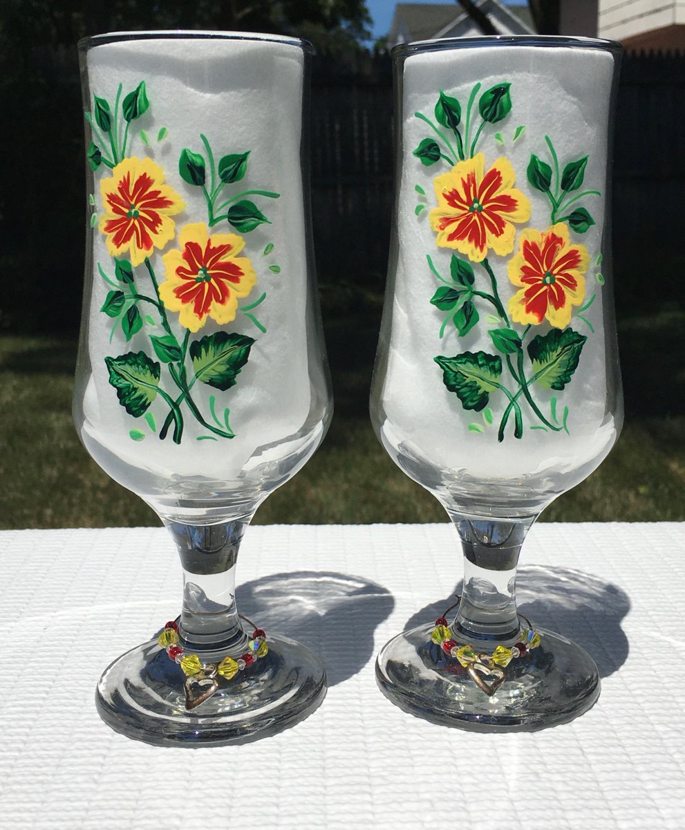 etsy.com/listing/290725… #glasses #floralglasses #MothersDay #SMILEtt23 #CraftBizParty #etsygifts #etsyshop