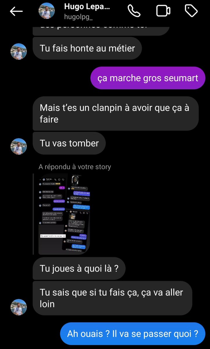 Des étudiants de @IdHEO sont venus m'injurier en DM, visiblement ils ne sont pas content que je sois moche 🤷‍♂️