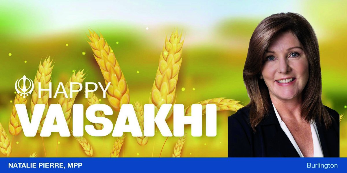 Today, Sikhs across Ontario will be celebrating #Vaisakhi. Whether you are celebrating by visiting a Gurdwara or participating in a Nagar Kirtan, I wish you a peaceful and joyous holiday. #HappyVaisakhi!