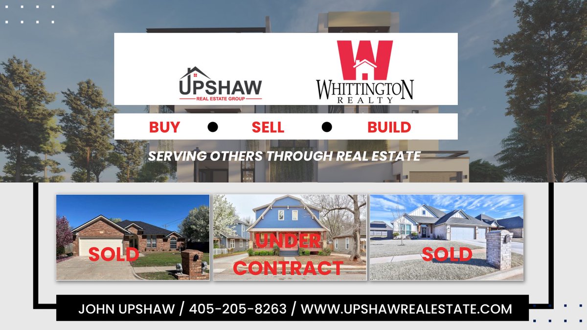 🏡🏡🏡 It’s been an amazing week for our buyers and sellers!  Call us today to help you on your next real estate deal!

#ServingOthers #HomeSweetHome #WhittingtonRealty #UpshawRealEstate