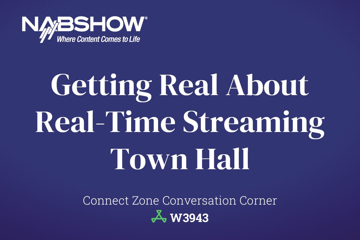 Do add it to your diary, for Wednesday 17th April at #NABShow #realtime #streamingmedia Details on the NAB Show Planner: nab24.mapyourshow.com/8_0/sessions/s…