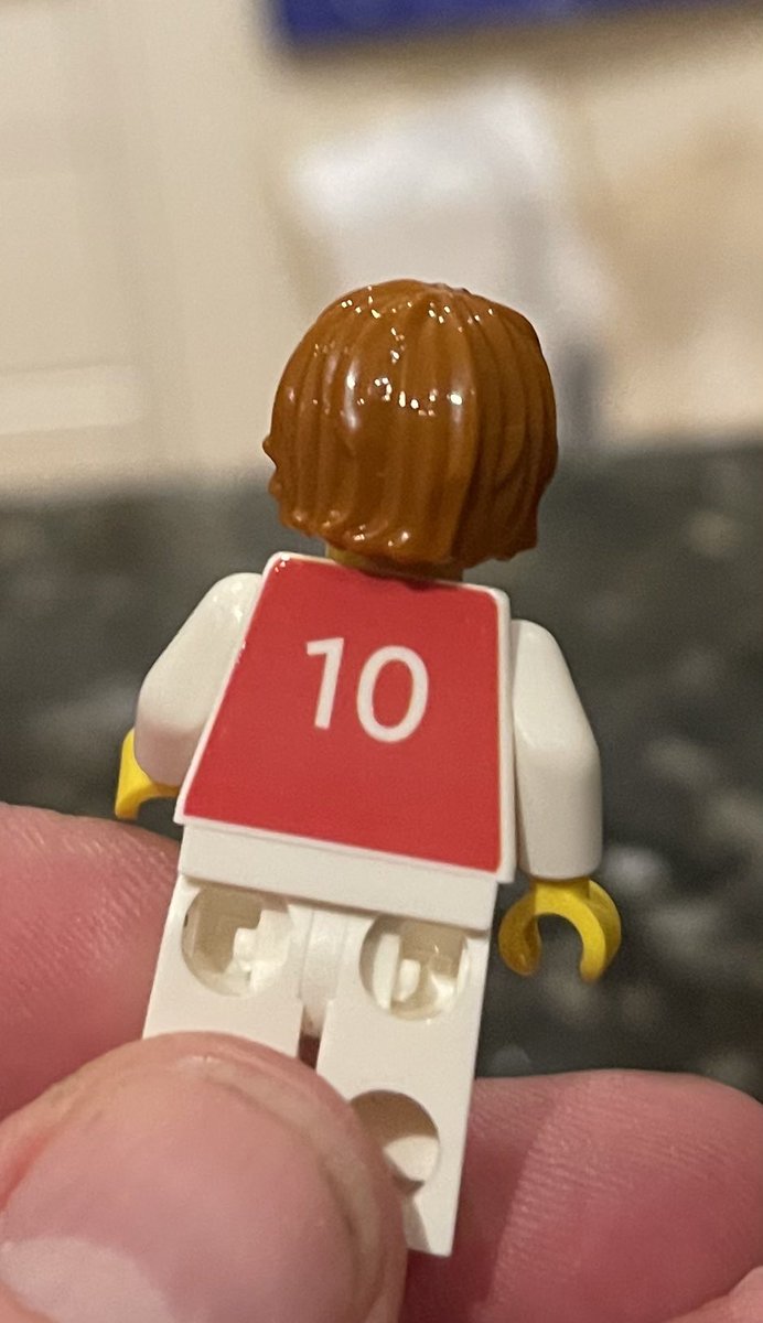 My daughter and I made this bespoke Mullin 10 at Legoland today! @PMullin7 #WrexhamAFC