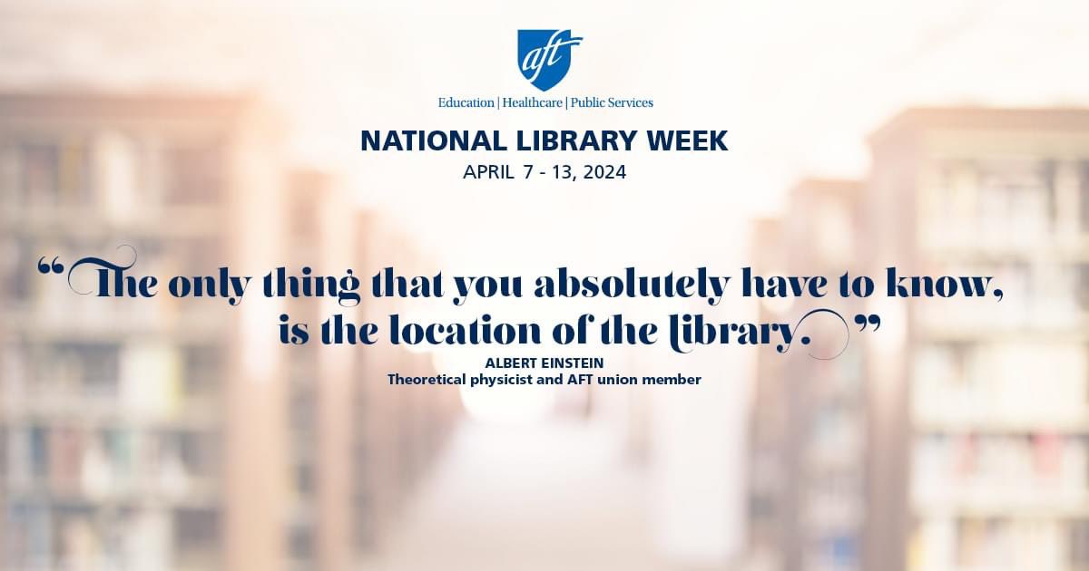 Happy National Library Week! 📚As we kick off this celebration, we honor the dedicated library workers who fuel the heart of our communities with knowledge and inspiration. Your commitment to literacy and learning transforms lives every day.