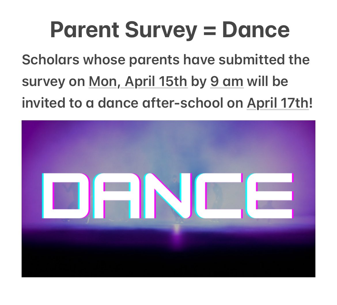 📣Attention Parents 📣
If you haven’t done so already, please complete the survey! Visit surveys.panoramaed.com/Detroit and enter access code, which is a lowercase followed by your student’s ID ex. f1234567
~Soar to Excellence