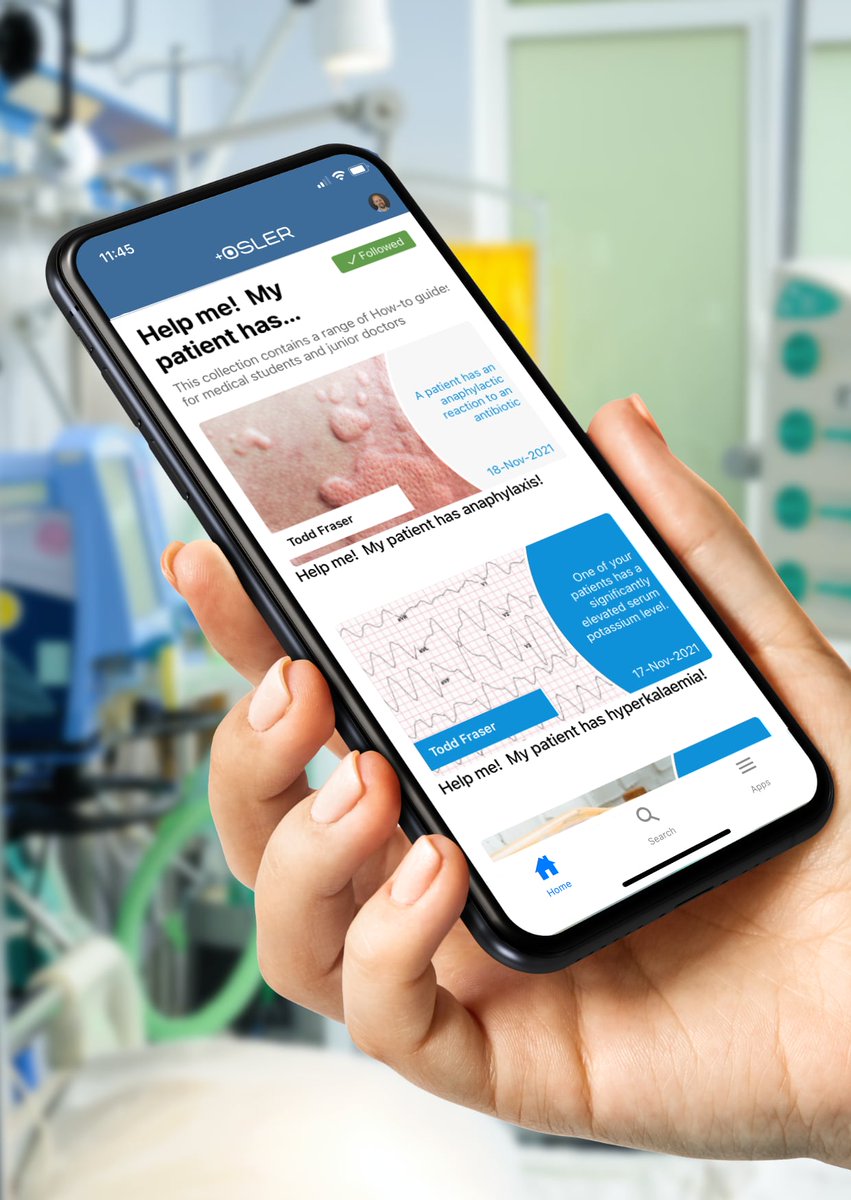 Remember the terror when you were first on the wards?

So we created the 'Help Me!' articles. Short and sharp, with key steps to take until help arrives

osler.app.link/crjzQy8Rilb

#medtwitter #medstudenttwitter #medtwitter #tipsfornewdocs #juniordoctors #medstudents #meded #FOAMed