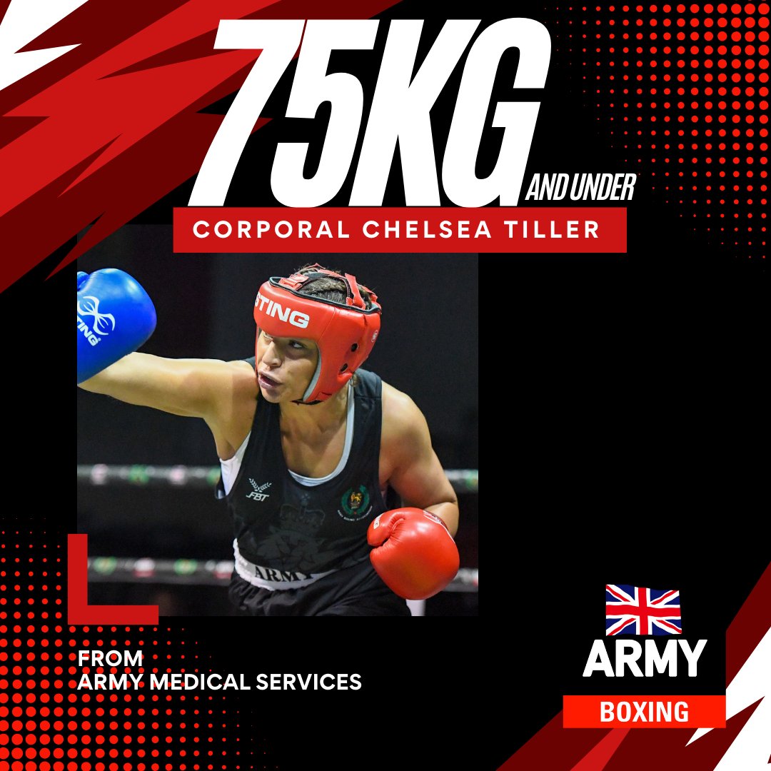 Good to luck to the 6 Army boxers who will represent the UKAF in the Quarter Finals of the England Boxing National Amateur Championships in Barnsley this weekend. Post 2/2 #britisharmysport #ArmyBoxing