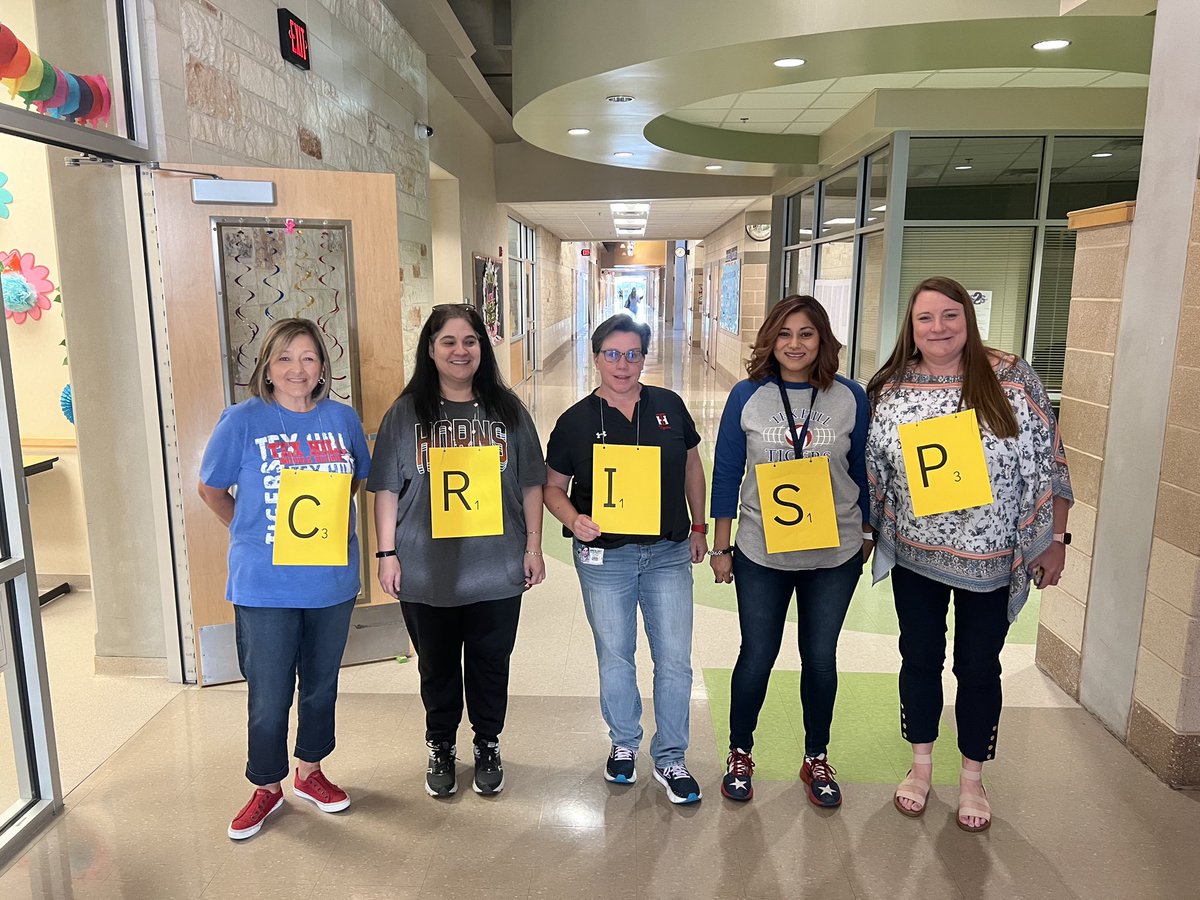 In honor of National Scrabble Day tomorrow, the Tex Hill staff kicked off the morning with a competitive game of Scrabble! <a href="/TexHillMS/">TEX HILL MS</a> <a href="/TxHillPrincipal/">Michele Ramirez-C</a> @HillMSWoodworth #NationalScrabbleDay