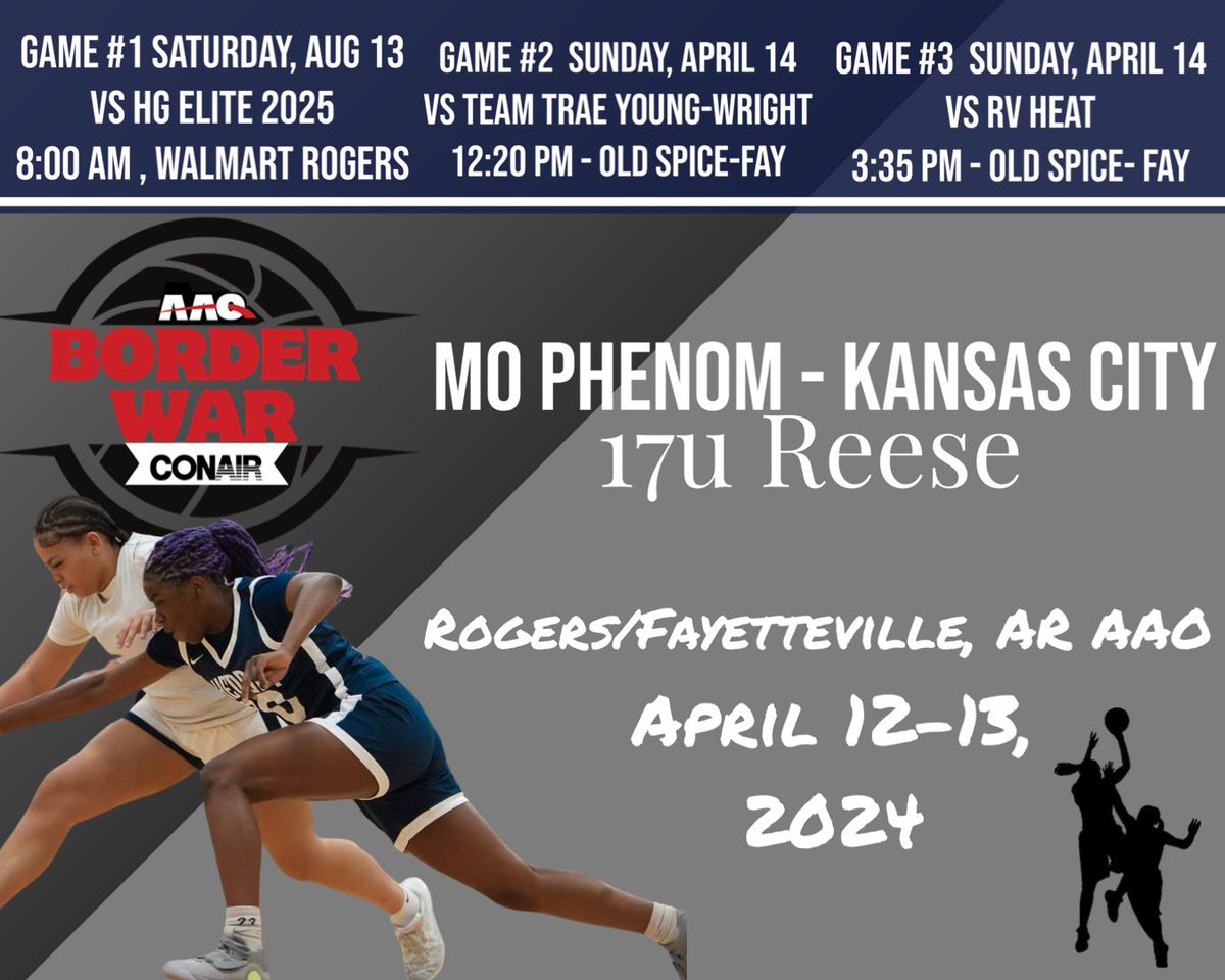 Big Weekend ahead for the <a href="/MissouriPhenom/">Phenom Basketball</a> KC HUB 17u Reese <a href="/Borderwar1/">Borderwar Tourney</a> #kchub #phenomfam