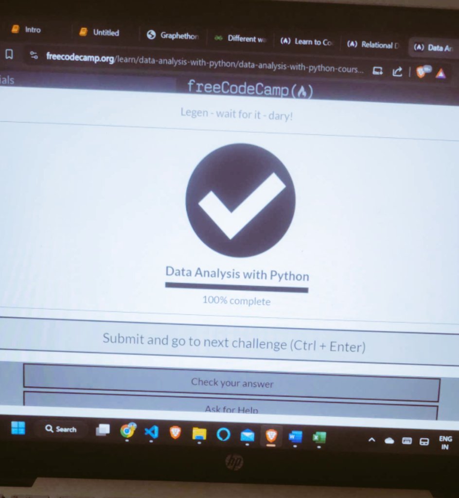 adarshdabral's tweet photo. Wanna guide me.. Please do!!!!

#DataScience #pythonprogramming #Analyst #DataAnalytics https://t.co/tDio8G2oVZ