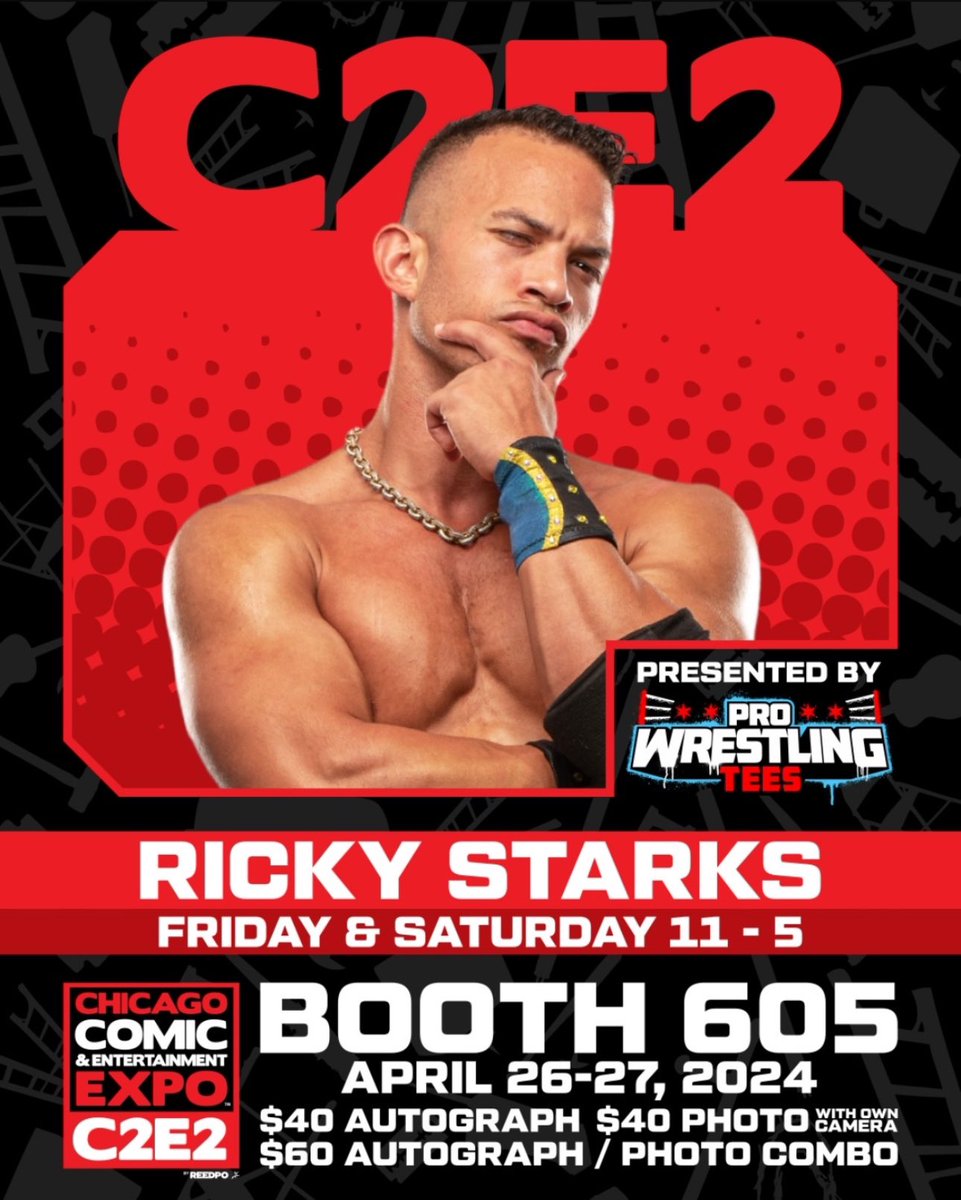 Ricky will be at C2E2 Chicago Comic this Friday and Saturday