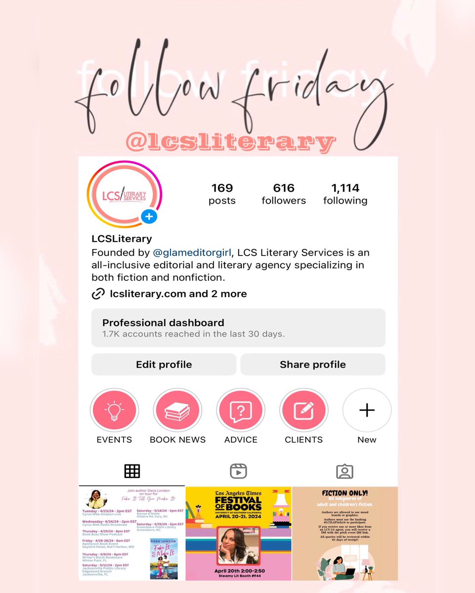 📣📚😄 Happy FRIDAY! 📲Let’s stay connected. Follow our official page on IG @LCSLiterary! #followfriday #instagram #letsconnect #ff #RT #share