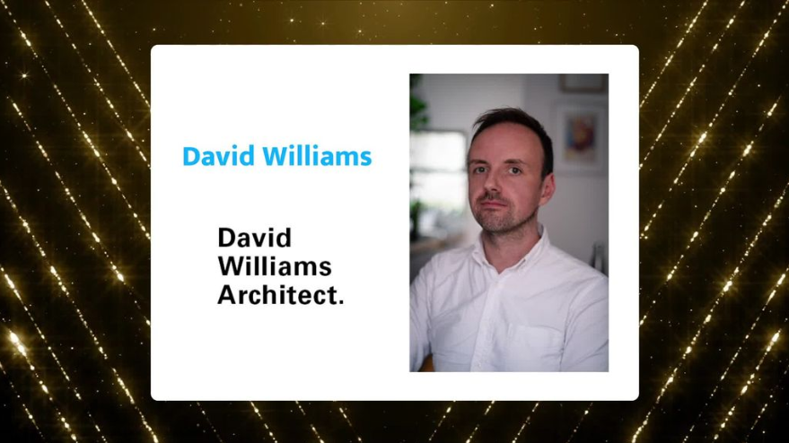 Congratulations to David Williams of @WrkshopArch on winning the Rising Star in Architecture award! #BuildingoftheYearlE