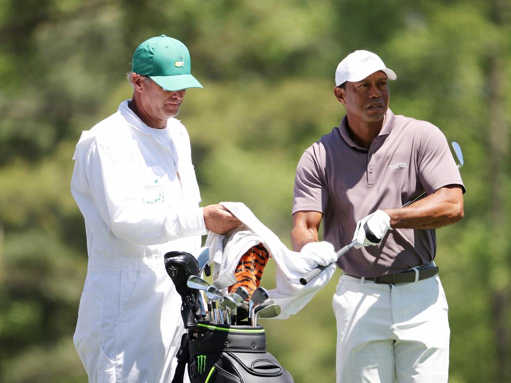 Another day, another record goes into the books for golf legend Tiger Woods. Forced to play 23 holes on the second day at the Masters because of poor weather, Woods, 48, made the cut for a 24th-straight time. MORE 👉 bit.ly/3Ud0SUq